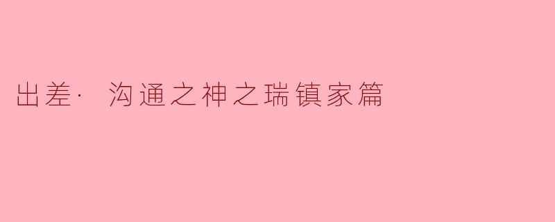 在瑞镇出差的过程中,如何有效地与当地团队沟通以确保项目顺利推进?