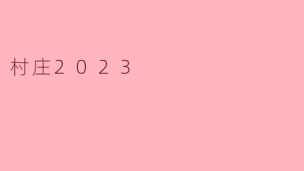 村庄2023