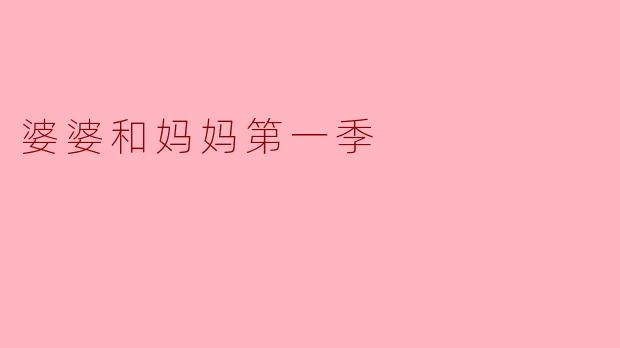 婆婆和妈妈第一季