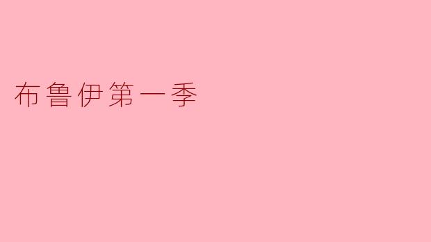 布鲁伊第一季主要讲述了什么故事?**