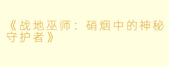 《战地巫师：硝烟中的神秘守护者》