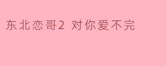 电影《东北恋哥2对你爱不完》延续了前作的哪些风格?