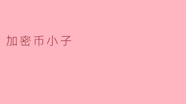 加密币小子