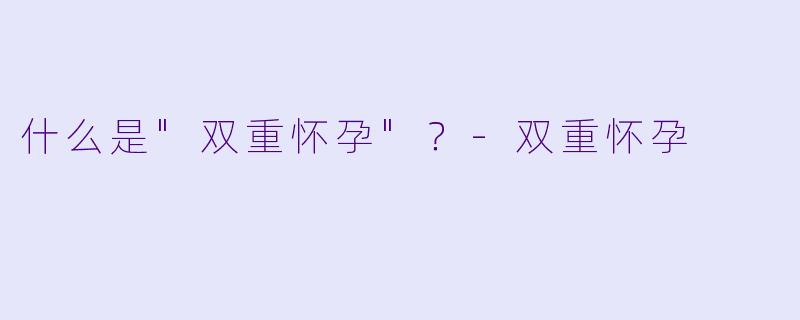 什么是