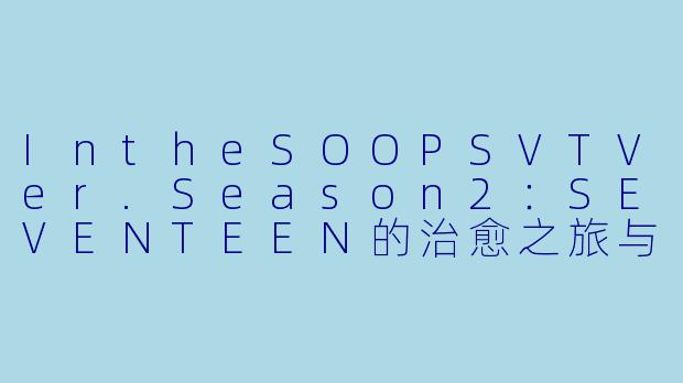 IntheSOOPSVTVer.Season2：SEVENTEEN的治愈之旅与团队默契的升华