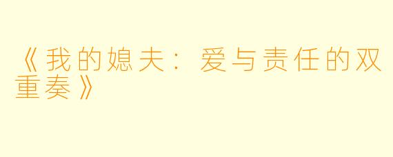 《我的媳夫：爱与责任的双重奏》