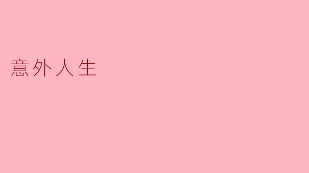 意外人生