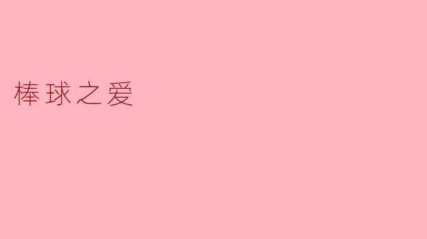 棒球之爱