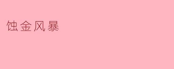 蚀金风暴