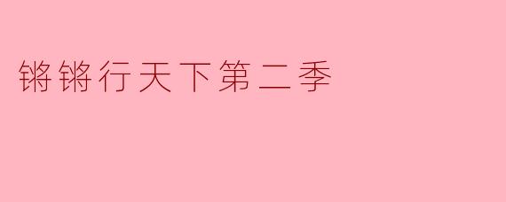 锵锵行天下第二季
