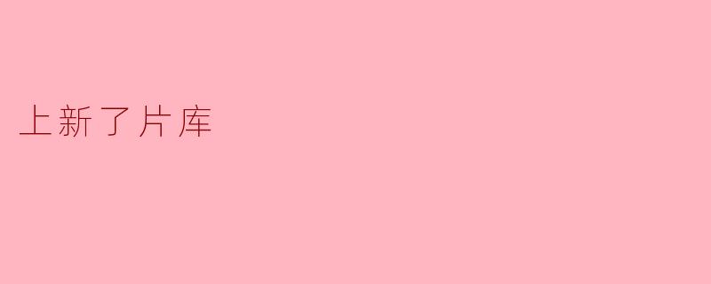 上新了片库