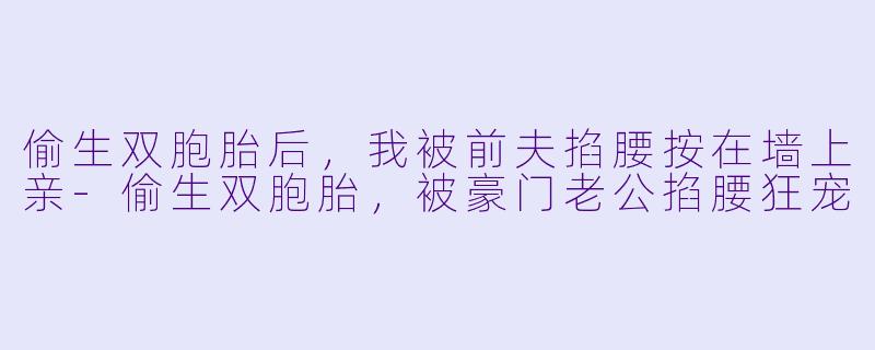 偷生双胞胎后，我被前夫掐腰按在墙上亲-偷生双胞胎，被豪门老公掐腰狂宠