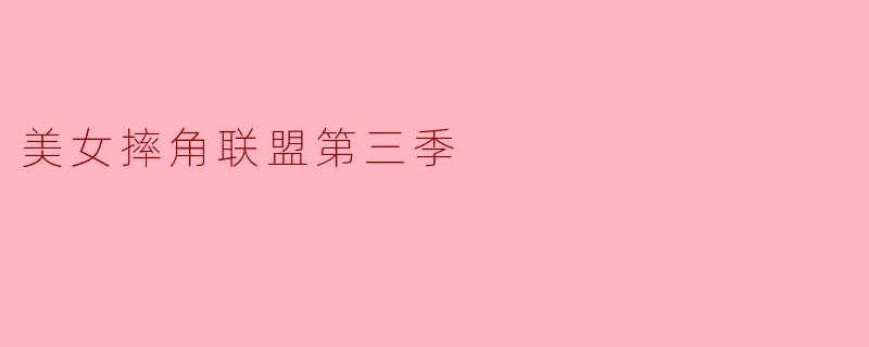 《美女摔角联盟》第三季中，哪位新加入的摔角手最让观众意外，她的角色设定和真实身份之间有什么反差？