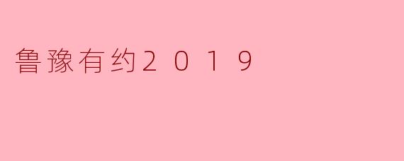 鲁豫有约2019