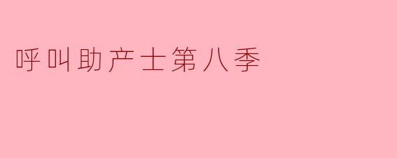 呼叫助产士第八季