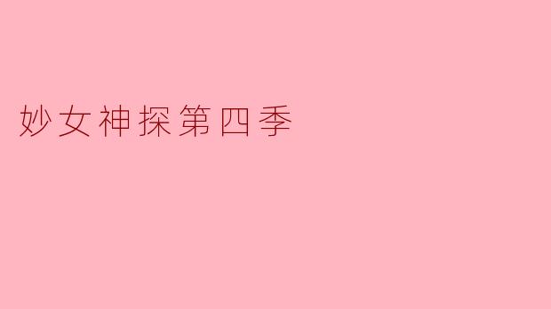 妙女神探第四季