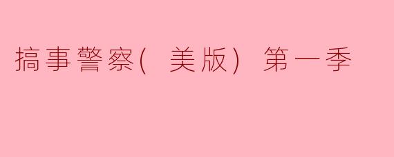 搞事警察(美版)第一季