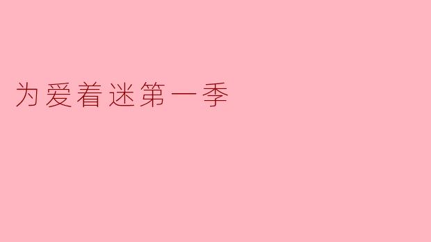 为爱着迷第一季