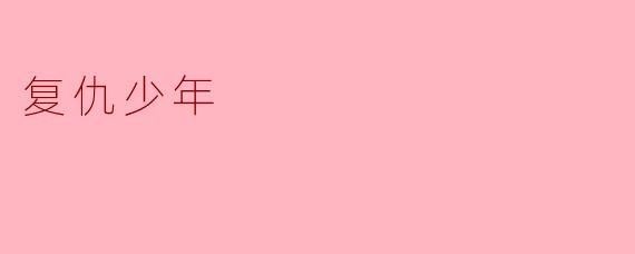 复仇少年